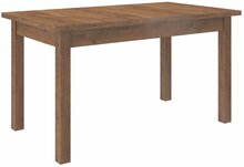 Söögilaud ADRK Furniture Rodos 7, 140 - 180 x 80 x 76 cm, tamm/tumepruun