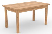 Söögilaud ADRK Furniture Rodos 82, 140 - 180 x 80 x 76 cm, pruunikas