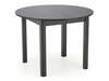 Pikendatav söögilaud Halmar Ringo, 102 - 142 x 102 x 76 cm, must