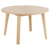 Söögilaud Actona A-Line, 120 - 220 x 120 x 75 cm, tamm, valge