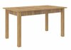 Söögilaud ADRK Furniture Rodos 25, 140 - 180 x 80 x 76 cm, pruun/kuldne