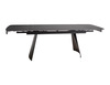 Söögilaud Signal Meble Bacardi, 160-240 x 90 x 77 cm, must