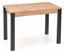 Pikendatav söögilaud Halmar Gino, 100 - 135 cm x 60 x 75 cm, tamm/must