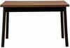 Pikendatav söögilaud Kalune Design Oliver Open, 120 - 155 x 75 x 75 cm, must