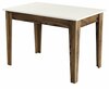Söögilaud Kalune Design Kiev 508, 72 x 110 x 75 cm, kreemjas/pähkel