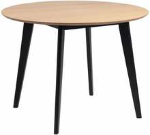 Söögilaud Actona Roxby, 105 x 105 x 76 cm, tamm/must
