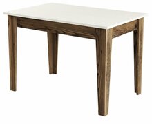 Söögilaud Kalune Design Kiev 508, 72 x 110 x 75 cm, kreemjas/pähkel