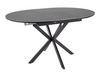 Söögilaud Signal Meble Gaston Ceramic GASTONSZC100, 100-135 x 100 x 75 cm, hall marmor/must