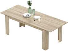 Pikendatav söögilaud Homcom, 180-260 x 90 x 76,6 cm, puit, 6-10 inimesele