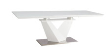 Laiendatav söögilaud Signal Meble Alaras III, 160 - 220 x 90 x 75 cm, valge