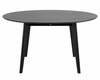 Söögilaud Actona Roxby, D140 x H76 cm, must