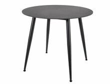 Söögilaud Signal Meble Rion RIONCFI90, 90 x 90 x 76 cm, must marmor