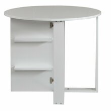 Pikendatav laud Kalune Design Middle, 90 x 45 x 77 cm, valge
