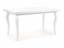 Pikendatav söögilaud Halmar Mozart, 140 - 180 cm x 80 x 75 cm, valge