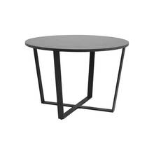 Söögilaud Amble D110 x H75 cm, must marmor