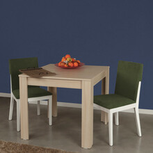 Söögilaud Kalune Design Single, 90 x 90 x 78 cm, tamm/liiv