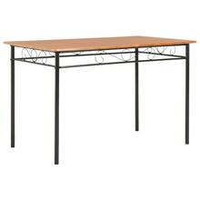 Söögilaud, 120 x 70 x 75 cm, pruun, MDF