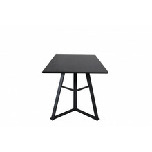 Söögilaud Venture Design Marina, 180 x 75 x 90 cm, must