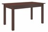 Söögilaud ADRK Furniture Rodos 25, 140 - 180 x 80 x 76 cm, pruun/pähkel