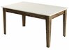 Söögilaud Kalune Design Milan 517, 88 x 145 x 75 cm, kreemjas/pähkel