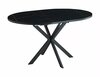 Söögilaud Signal Meble Gaston, 100-135 x 100 x 75 cm, must