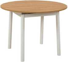 Pikendatav söögilaud Kalune Design Oliver, 100 - 139 x 100 x 75 cm, tamm/valge