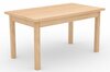Söögilaud ADRK Furniture Rodos 82, 140 - 180 x 80 x 76 cm, pruun
