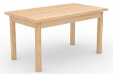 Söögilaud ADRK Furniture Rodos 82, 140 - 180 x 80 x 76 cm, pruun
