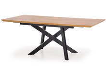 Pikendatav söögilaud Halmar Capital, 160 cm, tamm/must