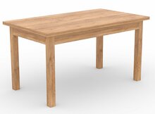 Söögilaud ADRK Furniture Rodos 81, 140 - 180 x 80 x 76 cm, pruunikas