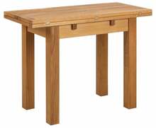 Pikendatav söögilaud Home4you Kenley, 100 x 45-90 x 75 cm, tamme värvi
