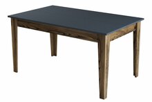 Söögilaud Kalune Design Milan 513, 88 x 145 x 75 cm, antratsiit/pähkel