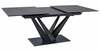 Laiendatav söögilaud Signal Meble Sorento, 160 - 220 x 90 x 76 cm, must
