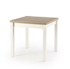 Pikendatav söögilaud Halmar Gracjan, 80 - 160 cm x 80 cm x 76 cm, tamm/valge