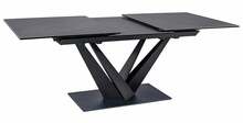 Laiendatav söögilaud Signal Meble Sorento, 160 - 220 x 90 x 76 cm, must