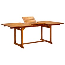 Aia söögilaud, 150-200 x 100 x 75 cm, akaatsiapuit