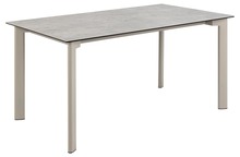 Söögilaud Actona Palermo, 160 x 90 x 75 cm, keraamiline, hall