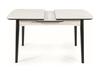 Söögilaud Signal Meble Apollo, 150 - 190 x 90 x 76 cm, must/valge