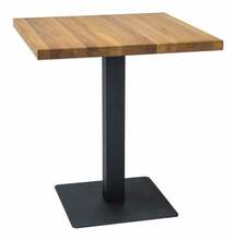 Laud Signal Meble Puro, 60 x 60 x 76 cm, must/tamm