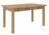 Söögilaud ADRK Furniture Rodos 52, 140 - 180 x 80 x 76 cm, pruun/pruunikas