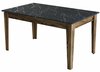 Söögilaud Kalune Design Milan 518, 88 x 145 x 75 cm, must/pähkel