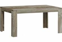 Laiendatav söögilaud Forte WLT16, 160 - 207 x 90 x 75 cm, pruun/hall