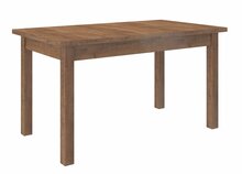 Söögilaud ADRK Furniture Rodos 59, 140 - 180 x 80 x 76 cm, pruun/pruunikas