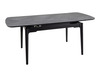 Söögilaud Signal Meble Sento, 120-180 x 80 x 76 cm, hall/must