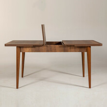 Pikendatav söögilaud Kalune Design Vina, 129 - 163 x 80 x 75 cm, pähkel