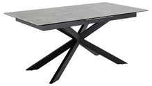 Pikendatav söögilaud Actona Irwine, 168 - 210 x 90 x 76 cm, must/hall