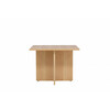 Söögilaud Venture Design Leo, 100 x 100 cm, tamm