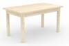 Söögilaud ADRK Furniture Rodos 80, 140 x 80 x 76 cm, sonoma tamme/pruun