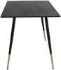 Söögilaud Venture Design Dipp, 120 x 75 x 85 cm, must