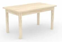 Söögilaud ADRK Furniture Rodos 80, 140 x 80 x 76 cm, sonoma tamme/pruun